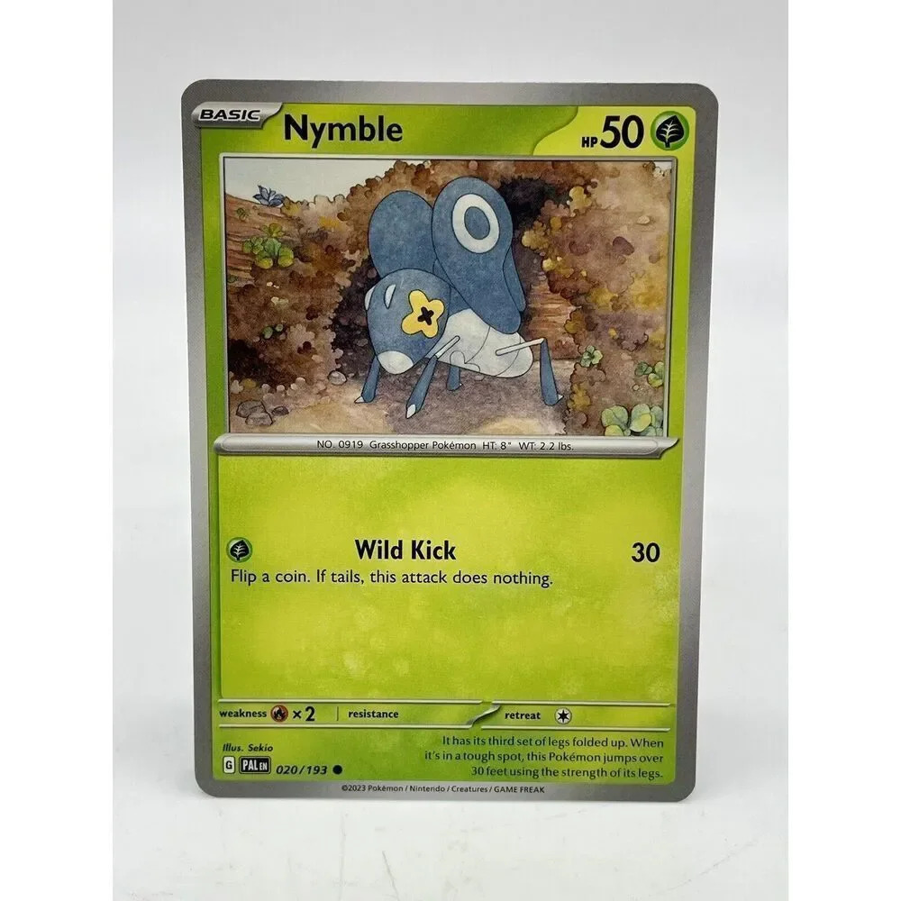 Nymble 20/193 Common Paldea Evolved Non-Holo Pokemon TCG Mint Unplayed